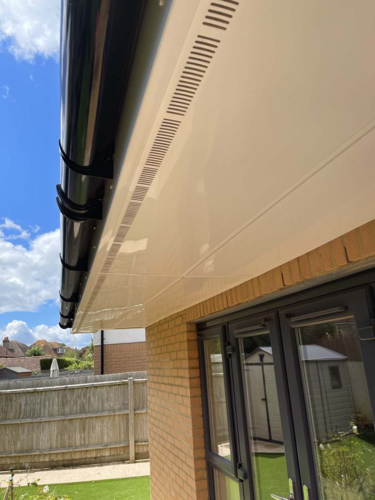soffit and exterior surface cleaning