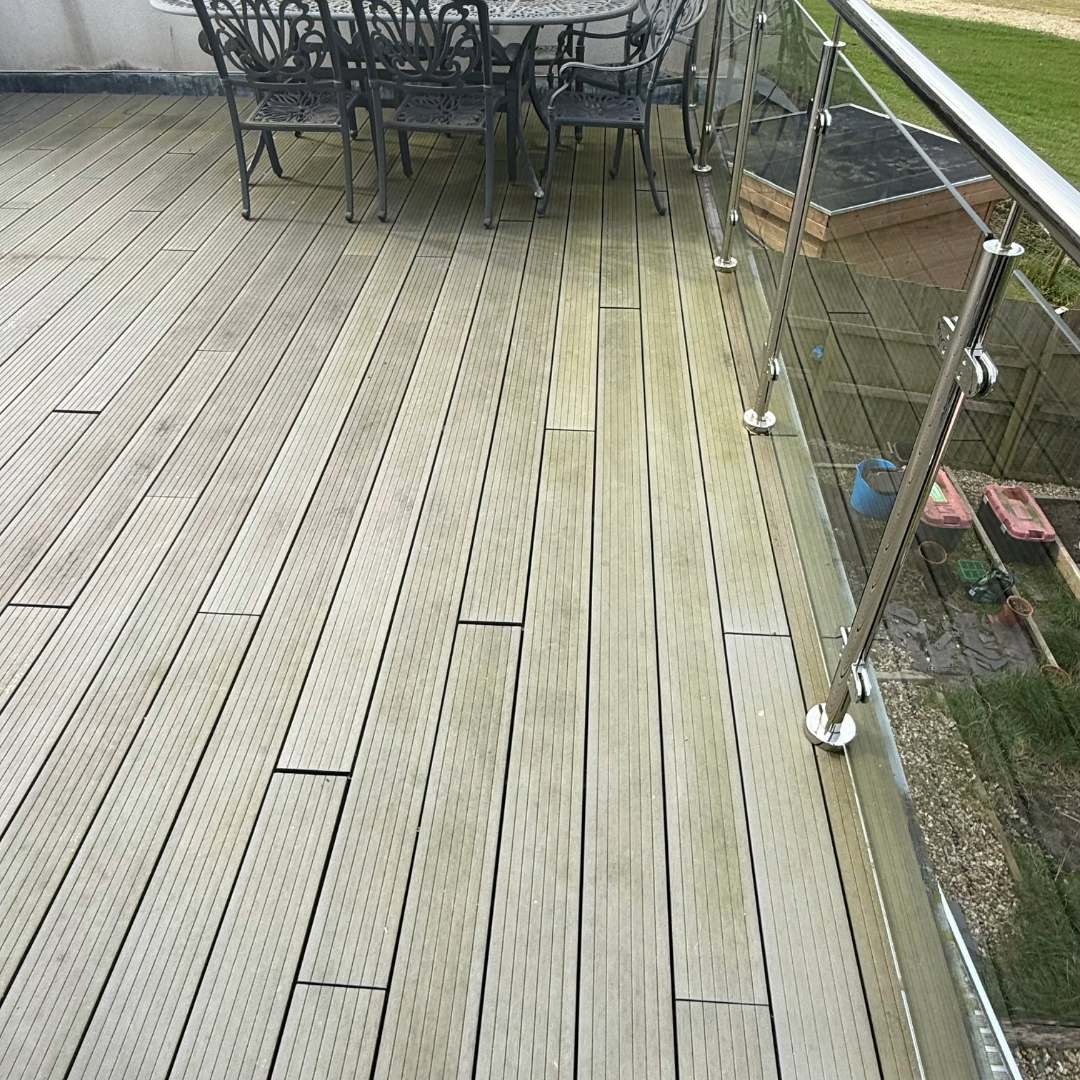 Residential roof cleaning by LR Exterior Cleaning in Dorchester