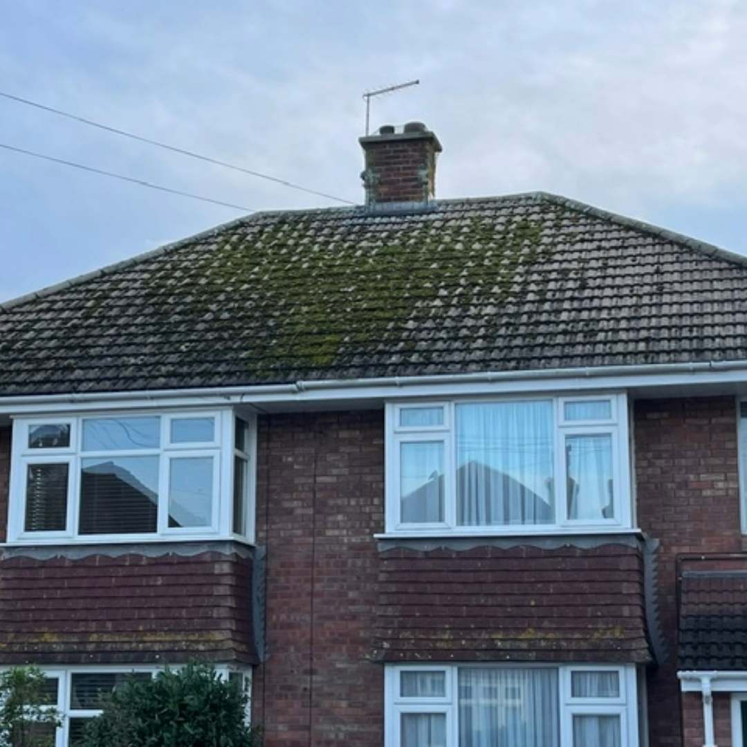 Residential gutter cleaning by LR Exterior Cleaning in Weymouth