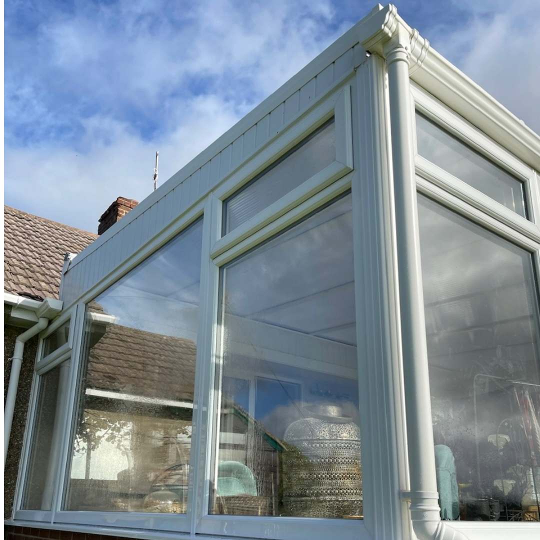 Roof moss and dirt removal service for homes in Weymouth